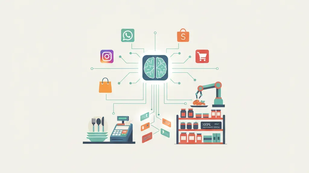 Cara AI Bantu Restoran Kelola Pesanan Multi-Channel dan Stok Bahan Otomatis