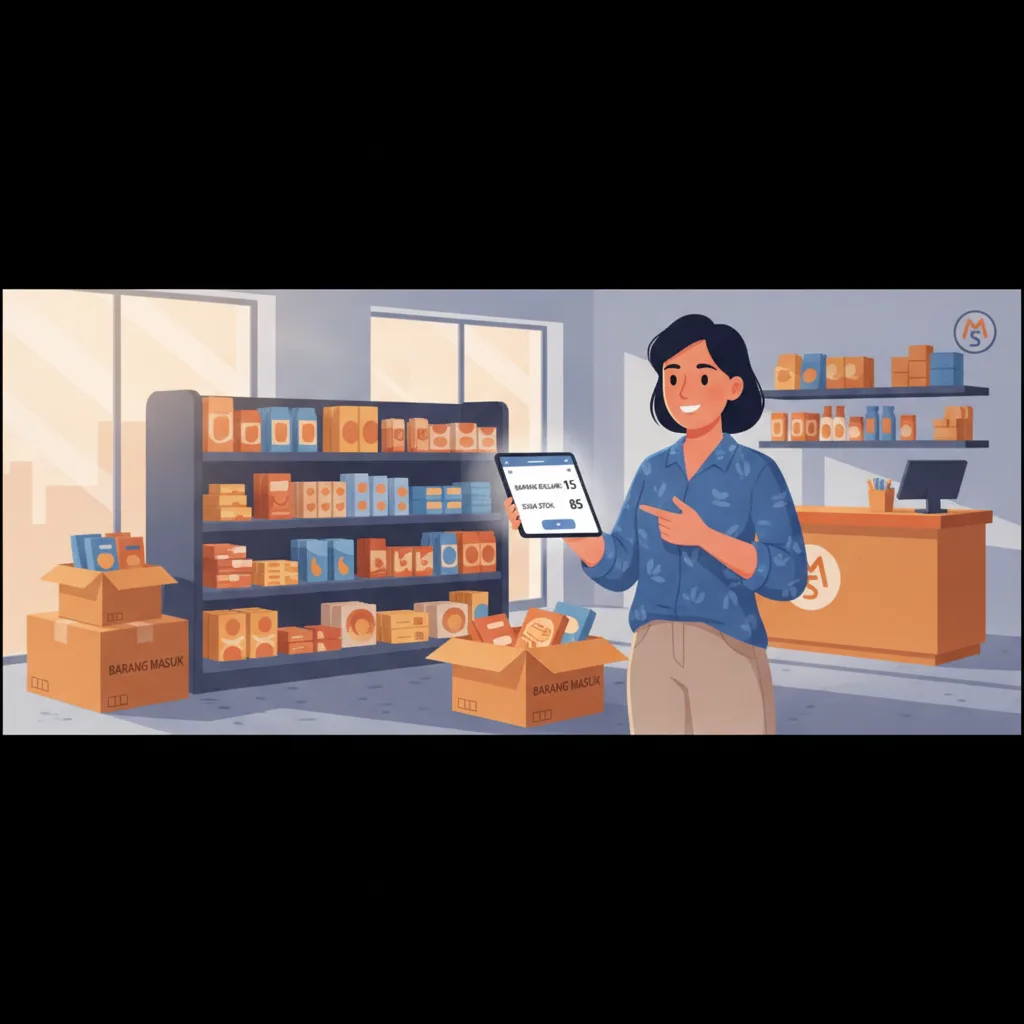Cara Mencatat Stok Harian agar Owner UMKM Tetap Tahu Barang Masuk, Keluar, dan Sisa Tanpa Spreadsheet Rumit