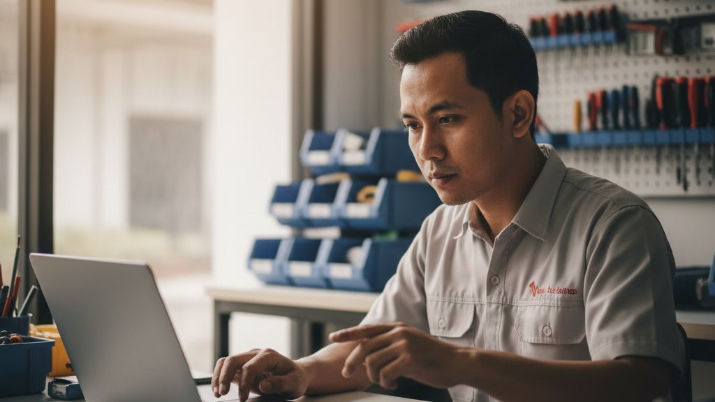 Pegawai Jasa & Kontraktor menggunakan Bicara
