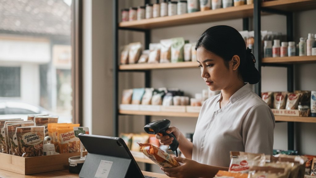 Pegawai Retail & Toko menggunakan Bicara